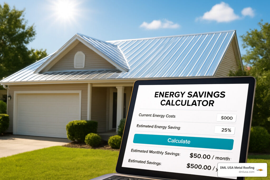 metal roof energy savings calculator