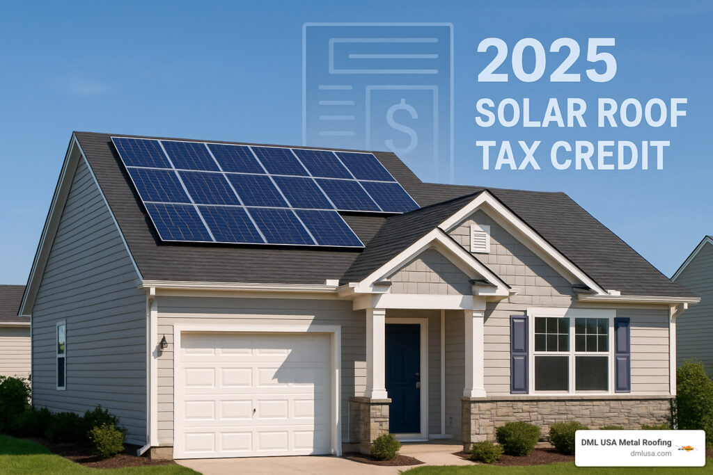solar roof tax credit 2025