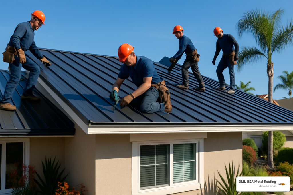 metal roofers central coast