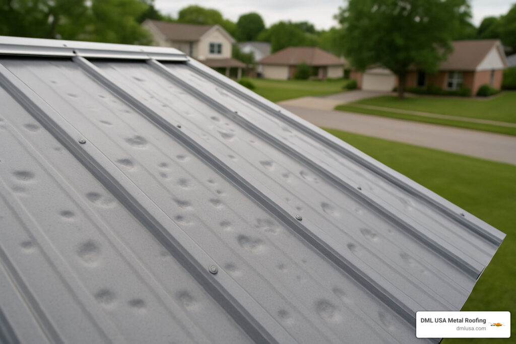 best type of metal roof against hail damage