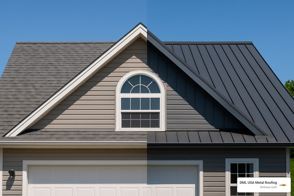 metal roofing compared to shingles