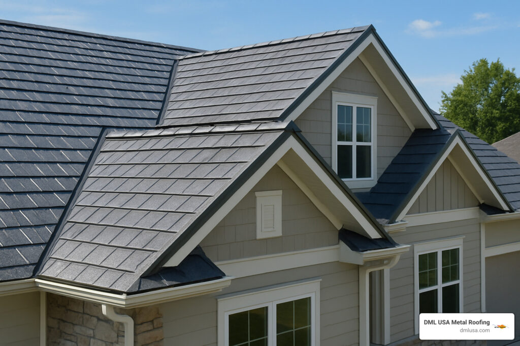 metal shingle roofing