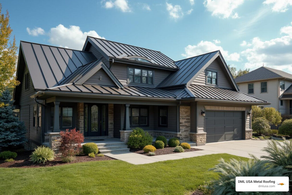 Steel roofing for homes