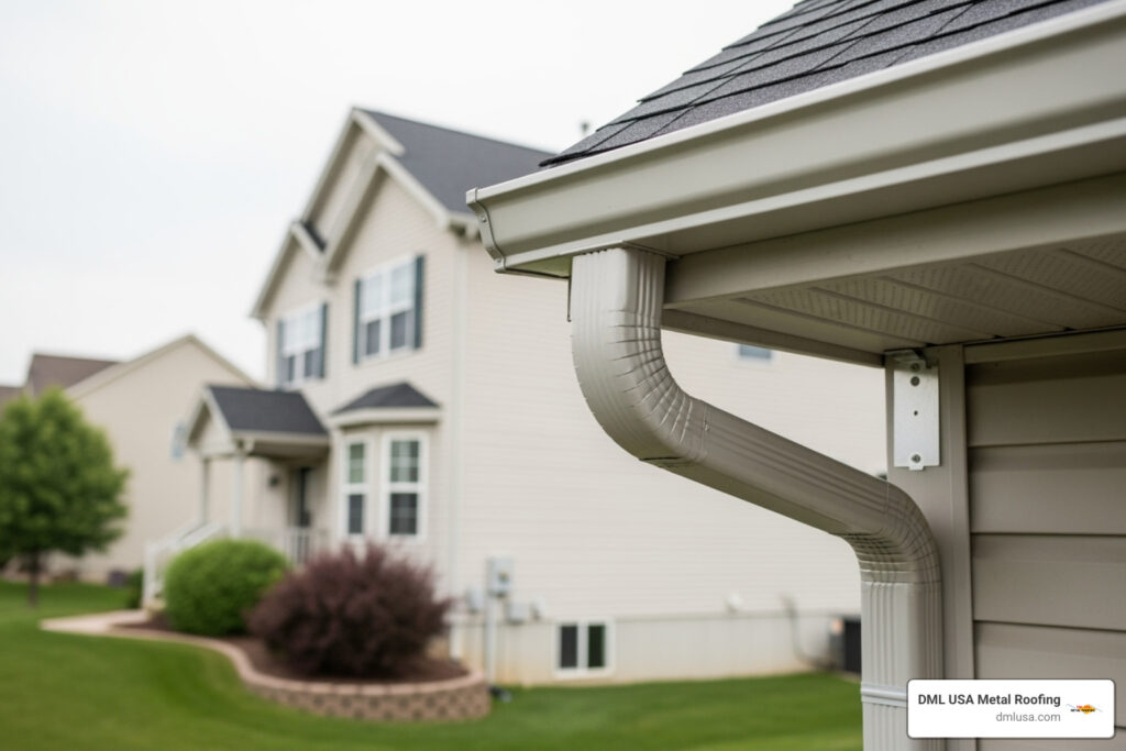 aluminum gutter extensions