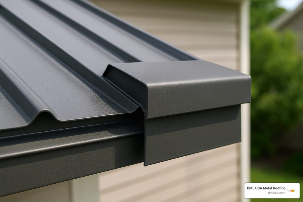 end caps for metal roofing