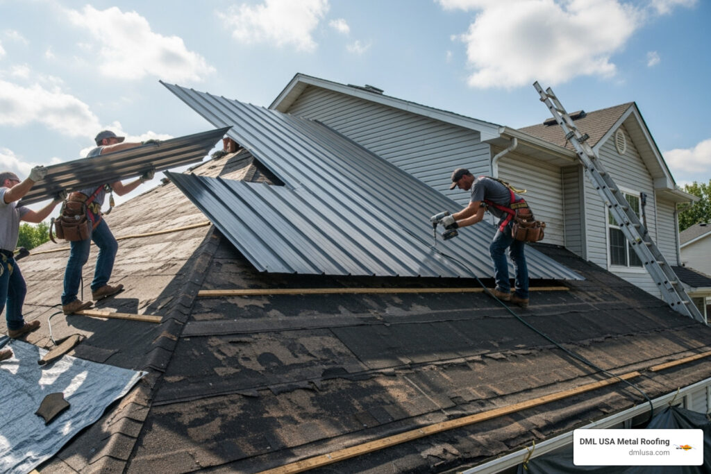 are purlins required for metal roofing over shingles